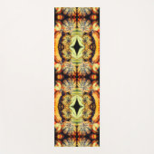 カラフルファンシーグルズ接頭抽象芸術 ヨガマット (正面)