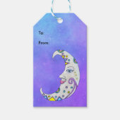 カラフルファンシー三日月 ギフトタグ (正面)