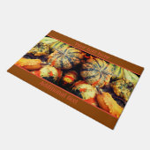 カラフルファンシー食べパーソナライズされたる ドアマット (アングル)