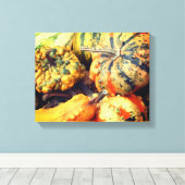 カラフルファンシー食 キャンバスプリント (インサイチュ (ウッドフロア))