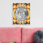 カラフルファンシーGourds独自の写真を作成 キャンバスプリント (インサイチュ (リビング))