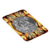 カラフルファンシーGourds Frame自分の写真を作成 マグネット (右側)