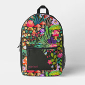 カラフルファンタジーのお洒落新学期 プリントバックパック (正面)