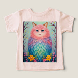 カラフルファンタジーアニマルプリントTシャツ