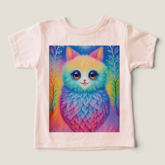 カラフルファンタジーアニマルプリントTシャツ