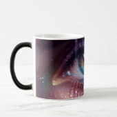 カラフルファンタジーグリッターアイクローズアップモーフィング モーフィングマグカップ (左)