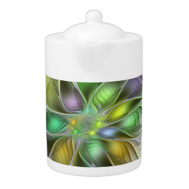 カラフルファンタジーフラワーモダン抽象芸術フラクタル