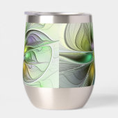 カラフルファンタジーフラワーモダン抽象芸術フラクタル (右面)