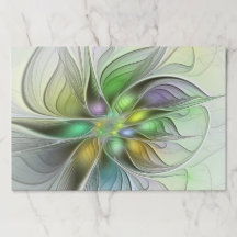 カラフルファンタジーフラワーモダン抽象芸術フラクタル