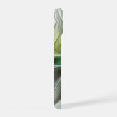 カラフルファンタジーフラワーモダン抽象芸術フラクタル iPhone 15ケース (右側面)