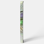 カラフルファンタジーフラワーモダン抽象芸術フラクタル SAMSUNG GALAXYケース (左側面)