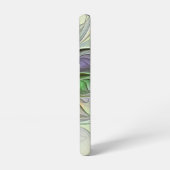 カラフルファンタジーフラワーモダン抽象芸術フラクタル SAMSUNG GALAXYケース (左側面)