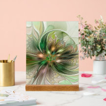 カラフルファンタジーモダン抽象芸術フラクタル花