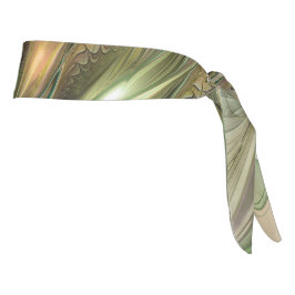 カラフルファンタジーモダン抽象芸術フラクタル花 タイヘッドバンド