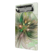 カラフルファンタジーモダン抽象芸術フラクタル花 ミニクリップボード (アングル2)