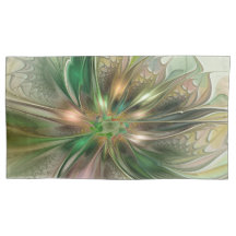 カラフルファンタジーモダン抽象芸術フラクタル花