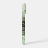 カラフルファンタジーモダン抽象芸術フラクタル花 iPhone 15ケース (右側面)