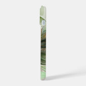 カラフルファンタジーモダン抽象芸術フラクタル花 iPhone 15ケース (左側面)