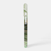 カラフルファンタジーモダン抽象芸術フラクタル花 iPhone 16ケース (左側面)