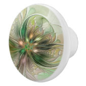 カラフルファンタジーモダン抽象芸術フラクタル セラミックノブ (右)