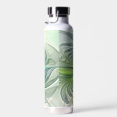 カラフルファンタジーモダン抽象芸術フラワーフラクタル ウォーターボトル (右面)