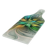 カラフルファンタジーモダン抽象芸術フラワーフラクタル カッティングボード (角)