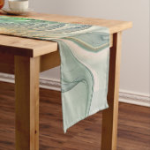 カラフルファンタジーモダン抽象芸術フラワーフラクタル ショートテーブルランナー (インサイチュ)