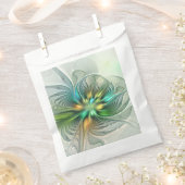 カラフルファンタジーモダン抽象芸術フラワーフラクタル フェイバーバッグ (クリップ留めされた状態)