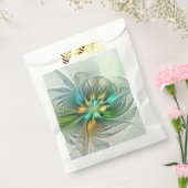 カラフルファンタジーモダン抽象芸術フラワーフラクタル フェイバーバッグ (封をした状態)