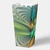 カラフルファンタジーモダン抽象芸術フラワーフラクタル フェイバーボックス (裏面)