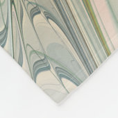 カラフルファンタジーモダン抽象芸術フラワーフラクタル フリースブランケット (角)