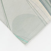 カラフルファンタジーモダン抽象芸術フラワーフラクタル フリースブランケット (角)