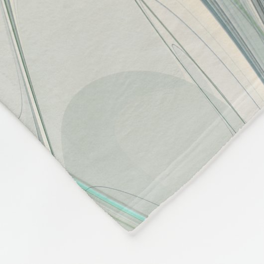 カラフルファンタジーモダン抽象芸術フラワーフラクタル フリースブランケット (角)