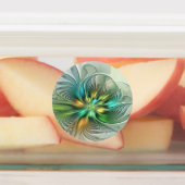 カラフルファンタジーモダン抽象芸術フラワーフラクタル ラベル (貼付)