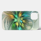 カラフルファンタジーモダン抽象芸術フラワーフラクタル Case-Mate iPhoneケース (裏面 (横))