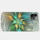 カラフルファンタジーモダン抽象芸術フラワーフラクタル Case-Mate iPhoneケース (裏面(横))