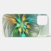 カラフルファンタジーモダン抽象芸術フラワーフラクタル Case-Mate iPhoneケース (裏面 (横))