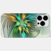 カラフルファンタジーモダン抽象芸術フラワーフラクタル Case-Mate iPhoneケース (裏面 (横))