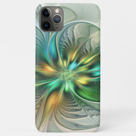 カラフルファンタジーモダン抽象芸術フラワーフラクタル iPhone 11 PRO MAXケース