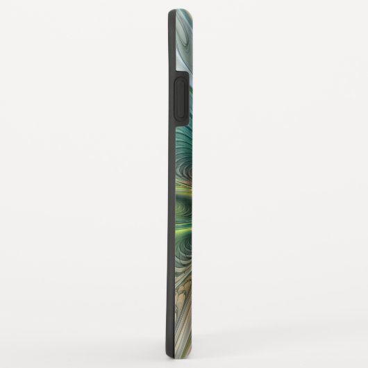 カラフルファンタジーモダン抽象芸術フラワーフラクタル Case-Mate iPhoneケース (裏面/右)