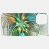 カラフルファンタジーモダン抽象芸術フラワーフラクタル Case-Mate iPhoneケース (裏面 (横))
