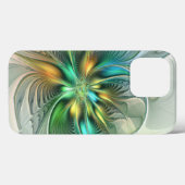 カラフルファンタジーモダン抽象芸術フラワーフラクタル Case-Mate iPhoneケース (裏面 (横))