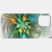 カラフルファンタジーモダン抽象芸術フラワーフラクタル Case-Mate iPhoneケース (裏面 (横))