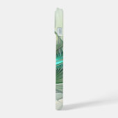 カラフルファンタジーモダン抽象芸術フラワーフラクタル iPhone 15ケース (左側面)