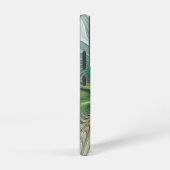 カラフルファンタジーモダン抽象芸術フラワーフラクタル SAMSUNG GALAXYケース (右側面)