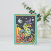 カラフルファンタジー乗馬、ハロウィーン海の魔女 シーズンポストカード (スタンド正面)