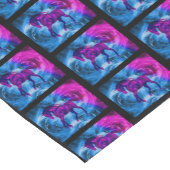 カラフルファンタジー動物 ショートテーブルランナー (コーナー)