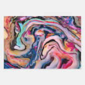 カラフルファンタジー抽象化 ラッピングペーパーシート (正面2)