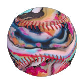 カラフルファンタジー抽象化 野球ボール (正面)