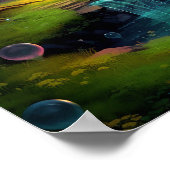 カラフルファンタジー林 ポスター (角)